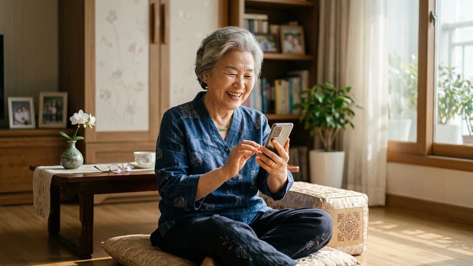 카카오톡 어르신 모드 설정 방법 — 글씨 크게, 쉽게