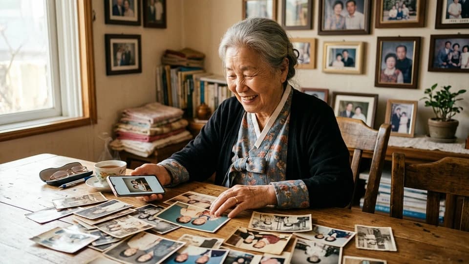 스마트폰 사진으로 자서전 만들기 — 어르신의 일상이 역사가 된다