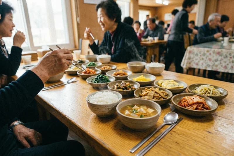 오늘 경로당 점심입니다 잘 먹었어요