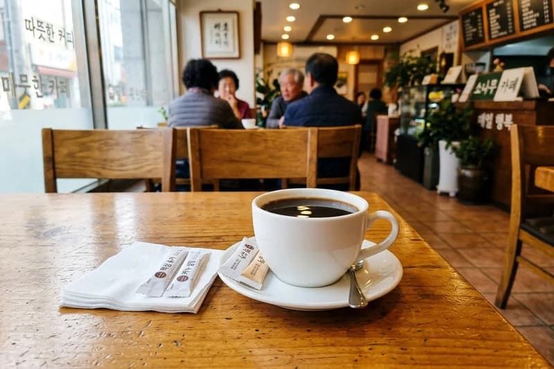 친구랑 커피 한잔 마시고 왔어요